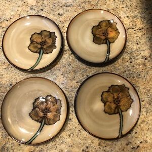 Mikasa Poppies Tidbit Plates